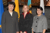 Dr. Yvette Roubideaux, Rachel Rudd, Charlene Red Thunder